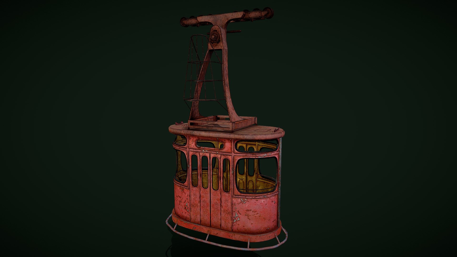 Abandoned funicular - 3D model by stanislau.see [bcdc829] - Sketchfab