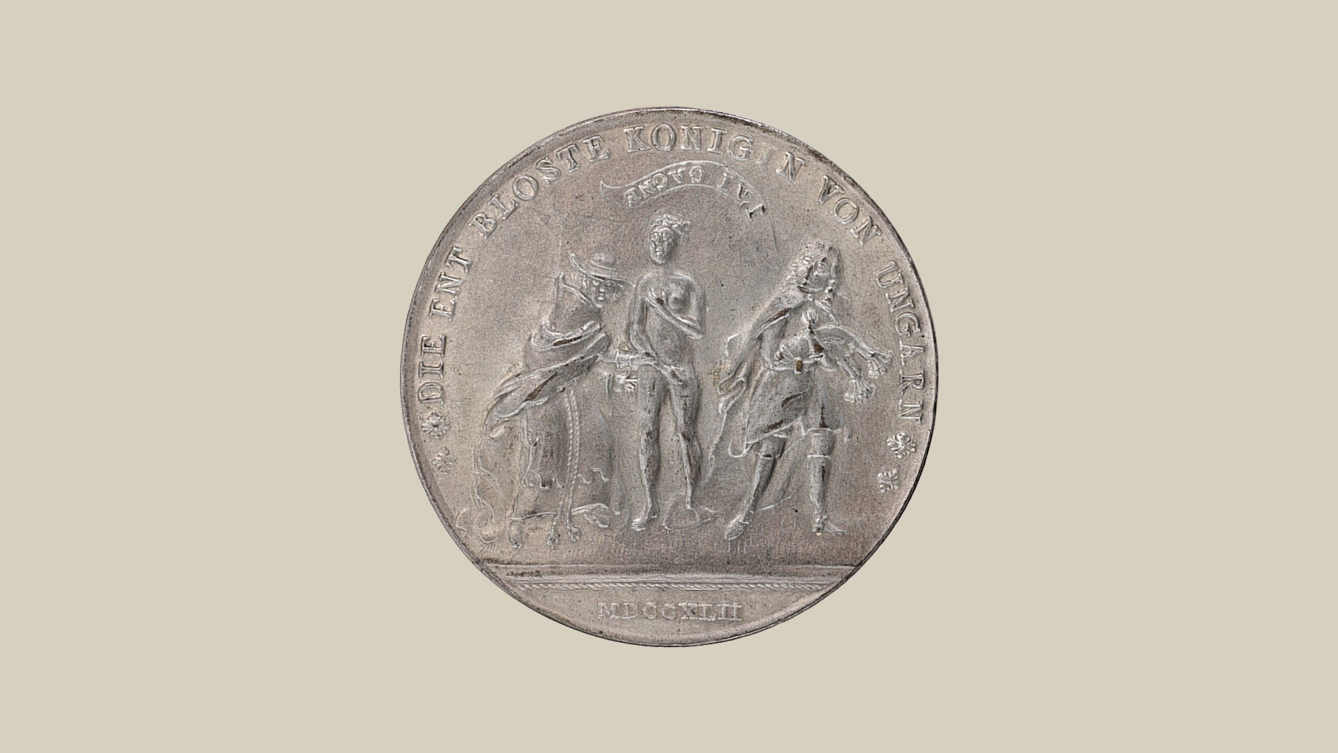 Medaille Maria Theresia — Sketchfab embed 3D viewer