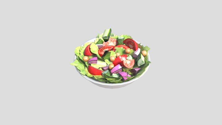 Salad Bowl Test 3D Model