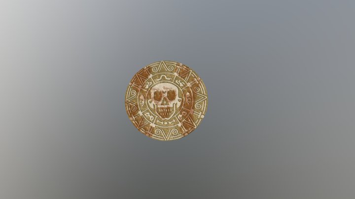 Pirate coin 3D Model