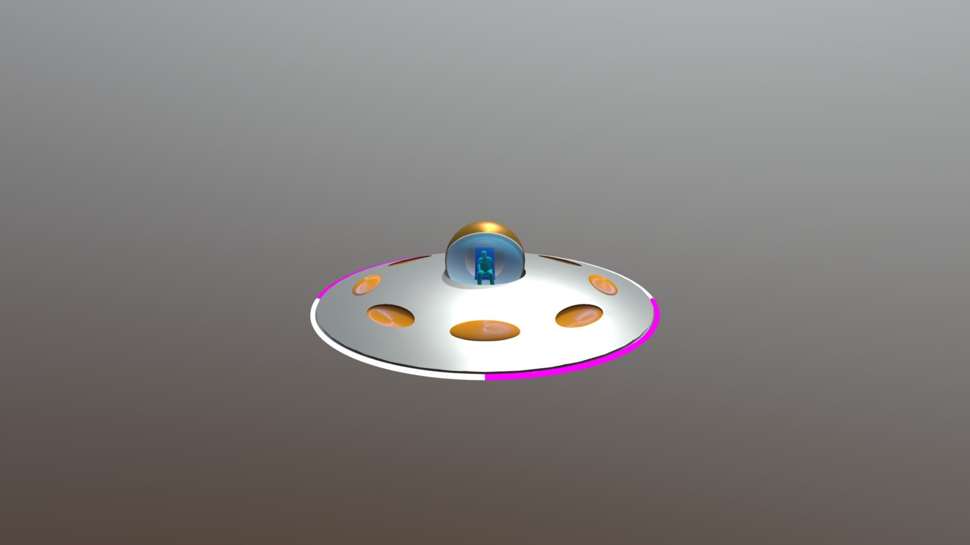 Spaceship Flying Disk 3D model by Eslam.Salem [bcdeda3] Sketchfab