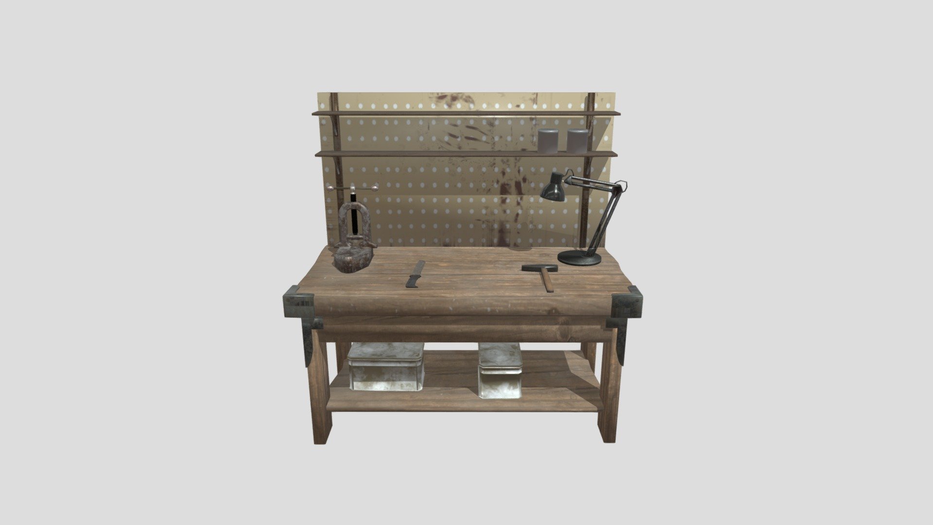 WorkingStation Dying Light 3D model by Nick Häcker (nickhaec