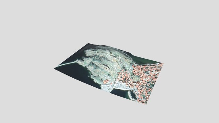 Ηφαιστειακός Δομός Μύρινας 3D Model