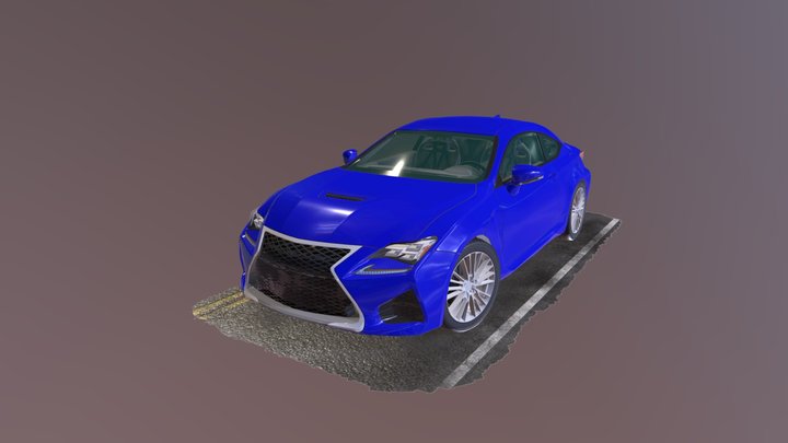 Lexus RCF 3D Model