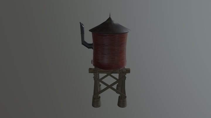 Water Tank 3D Model