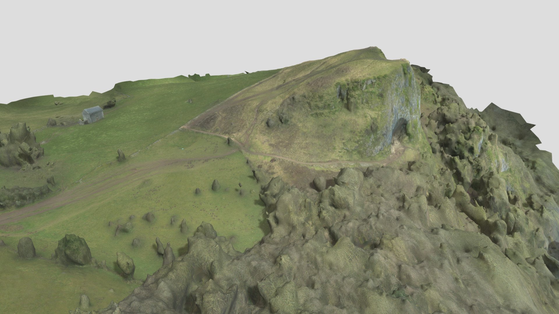 Tors Cave, Peak District - Download Free 3d Model By Shiro Morturn 