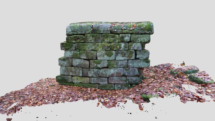 Odenwaldlimes | Rekonstruierte Limesmauer 3D Model