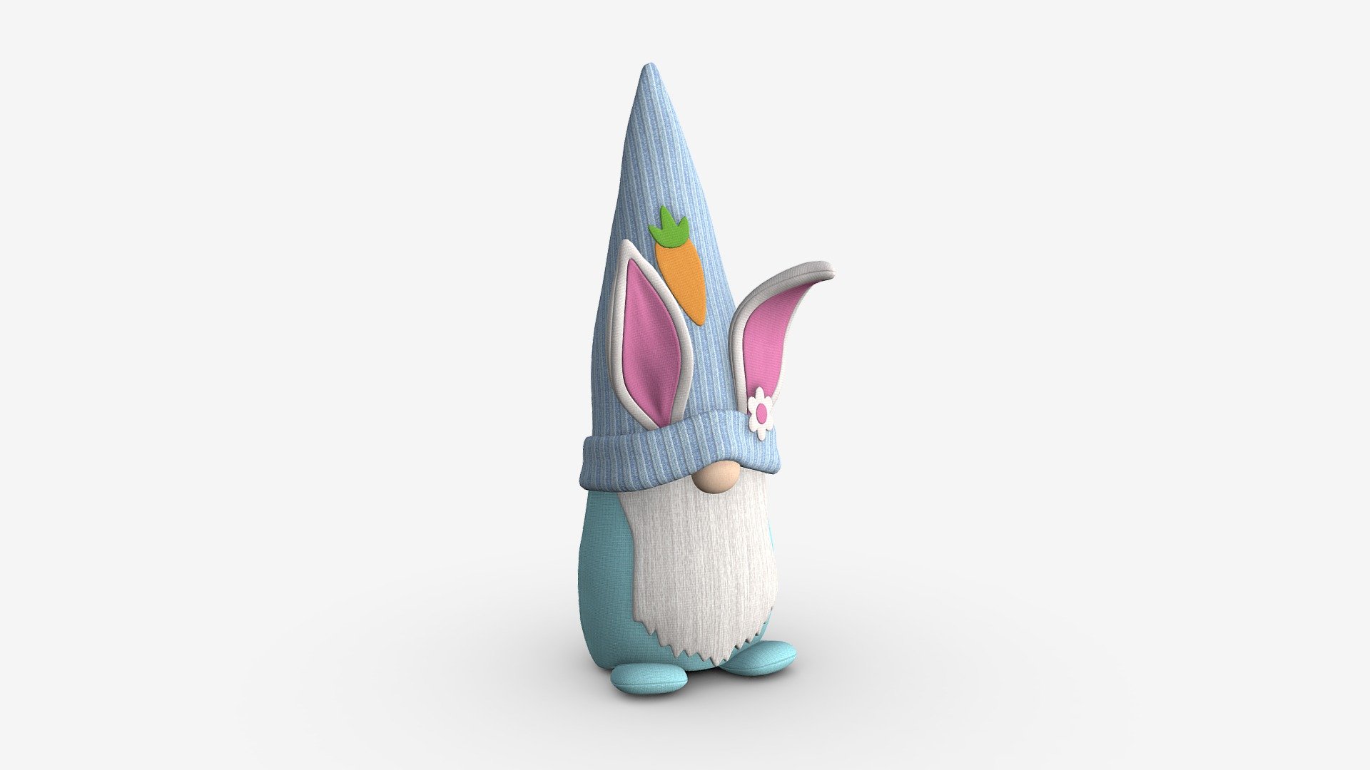 Easter Plush Doll Gnome - Buy Royalty Free 3D model by HQ3DMOD ...