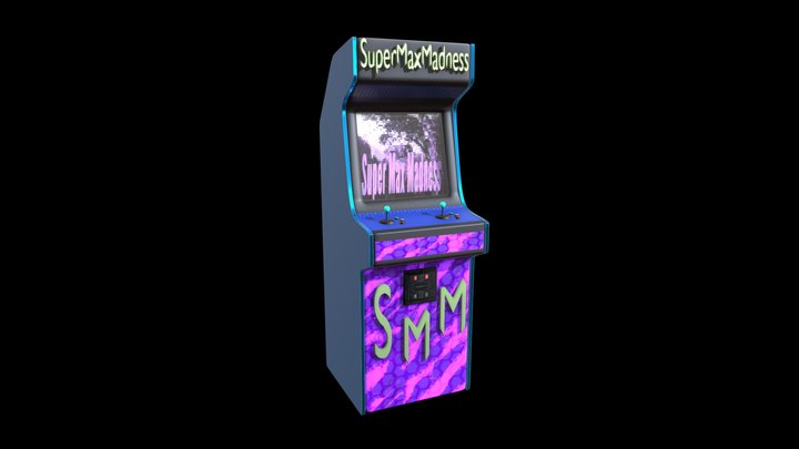Lonely Arcade Machine 3D Model