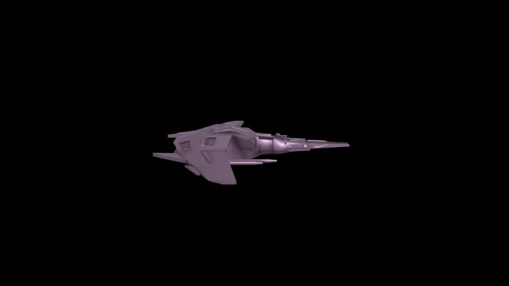 space ship WIP 3D Model