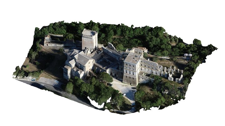 Abbaye de Montmajour 3D Model