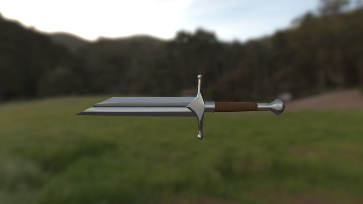 Acharn Dagger 3D Model