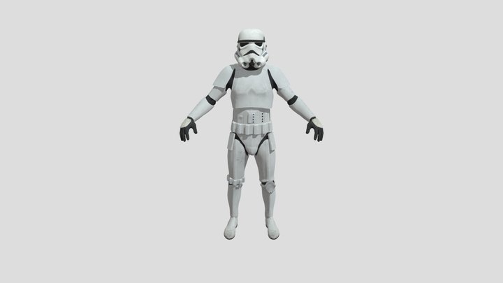 Battlefront 2 Stormtrooper 3D Model