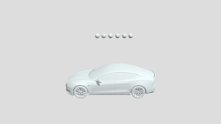 Tesla Model S Plaid 2023 – Kostenloses 3D-Modell STL