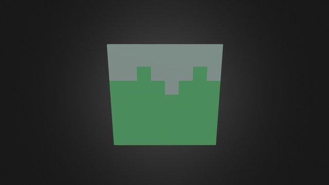 Minecraft Snow on Grass block 3D Model