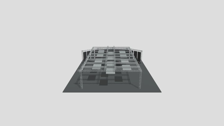 3D EVENT SET DESIGN Cure LED 3D Model