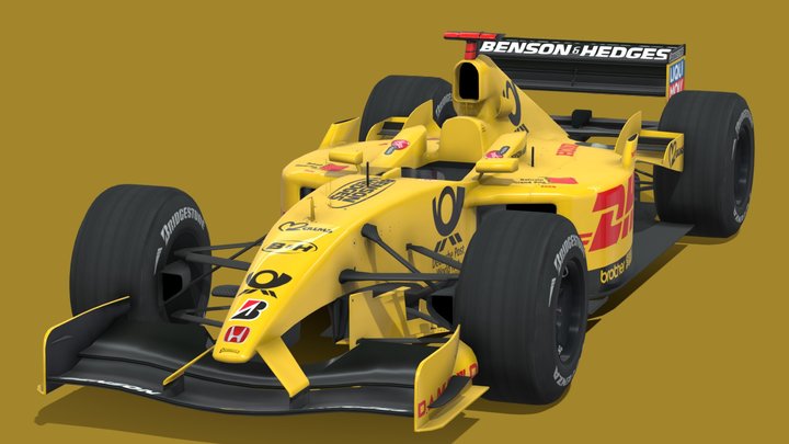 2002 Jordan EJ12 – Modello 3D gratuito STL
