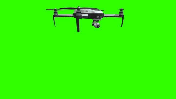 Flying drone_ 3D Model