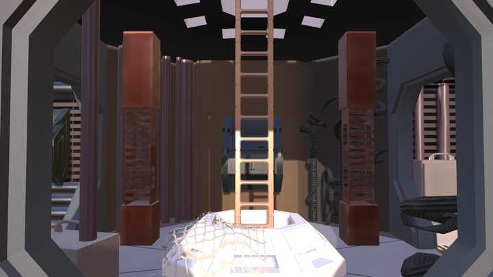 Atrium from ALIEN (1979) 3D Model