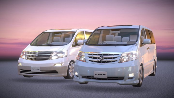 Toyota Alphard 3D Model