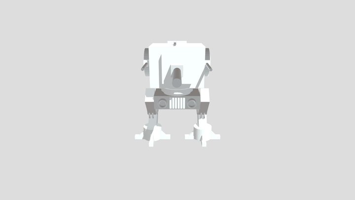 Primitive Mech 3D Model