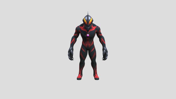 Ultraman Belial Rigged 3D Model