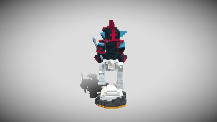 Frightriderstatue 3D Model