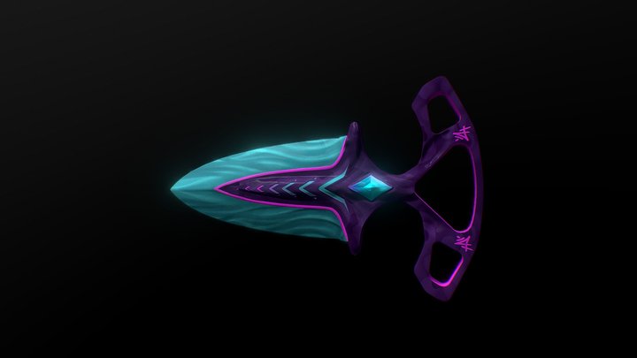 Push knife | Stone of night 3D Model