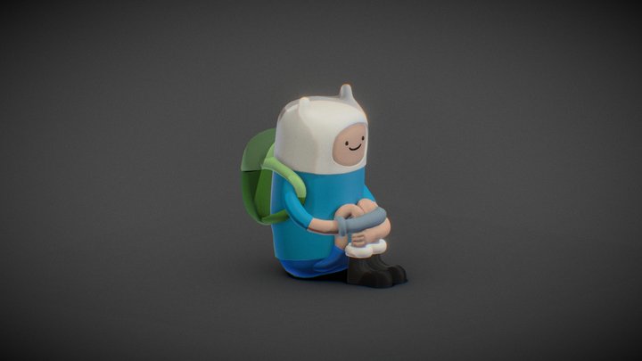 Finn Adventure Time 3D Model