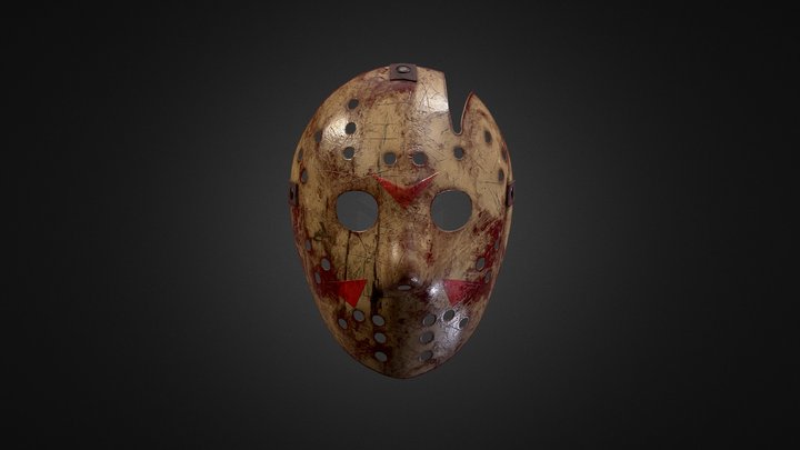 Jason Voorhees Mask 3D Model