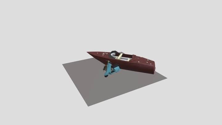 DAE 5 Finished props - by the ocean 3D Model