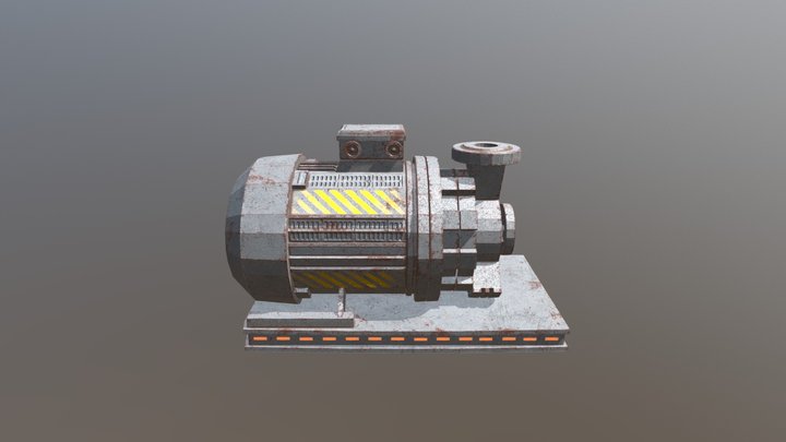 Conveyor Machine Right 3D Model
