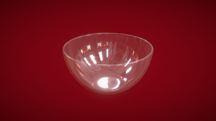 Glass Bowl. 3D Model