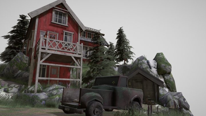 DAE Diorama - Forest Loner 3D Model
