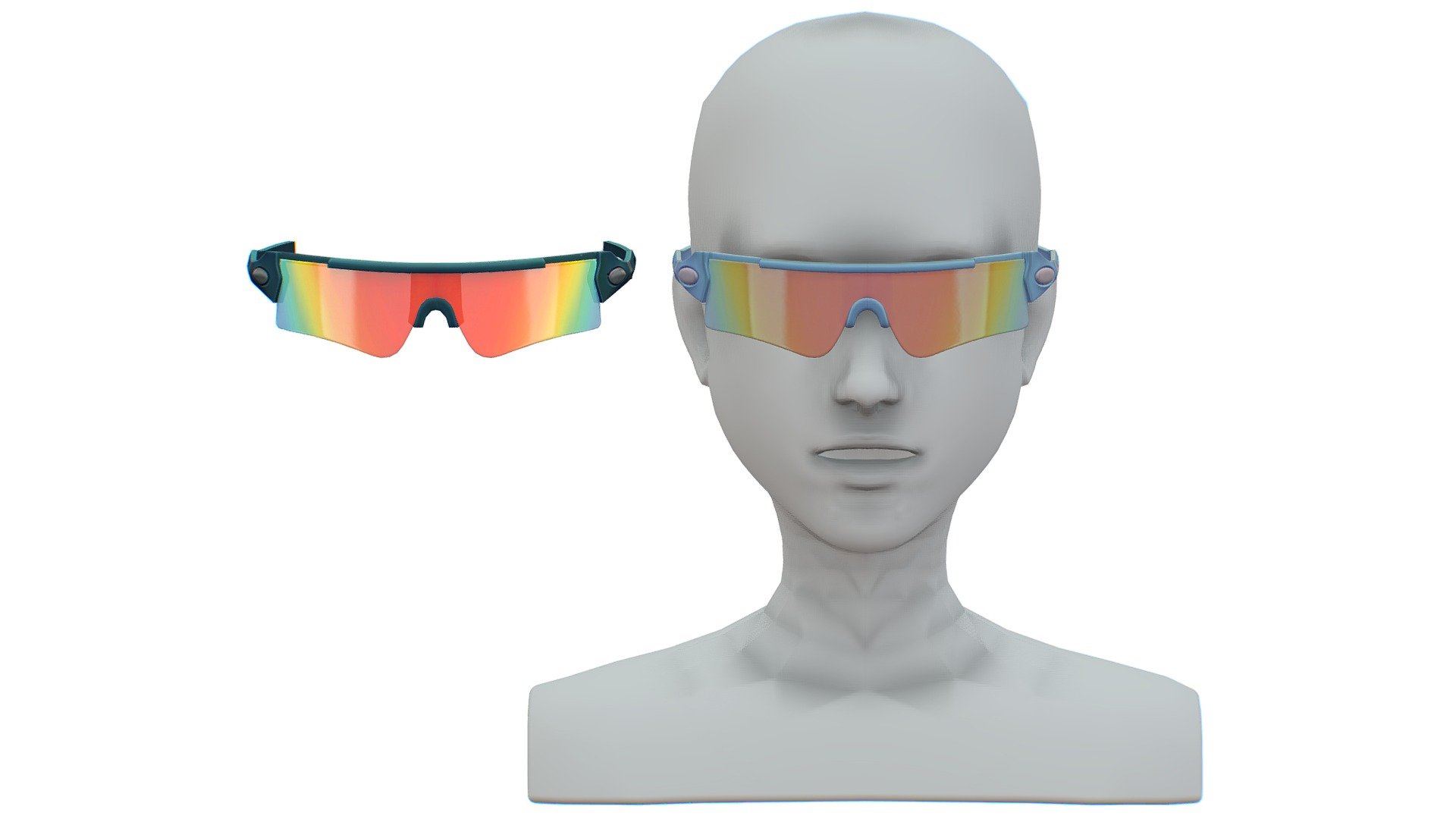 Cartoon High Poly Subdivision Sport Glasses - Buy Royalty Free 3D model ...