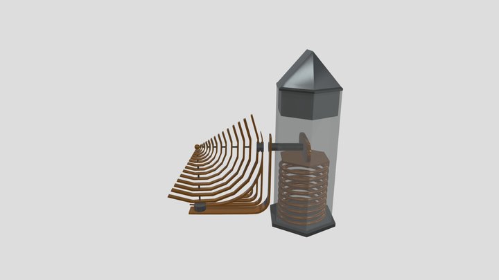 gyroscope (Animated) 3D Model