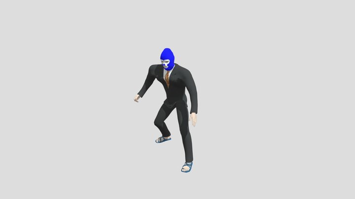 Standing Melee Combo Attack Ver 2 3D Model