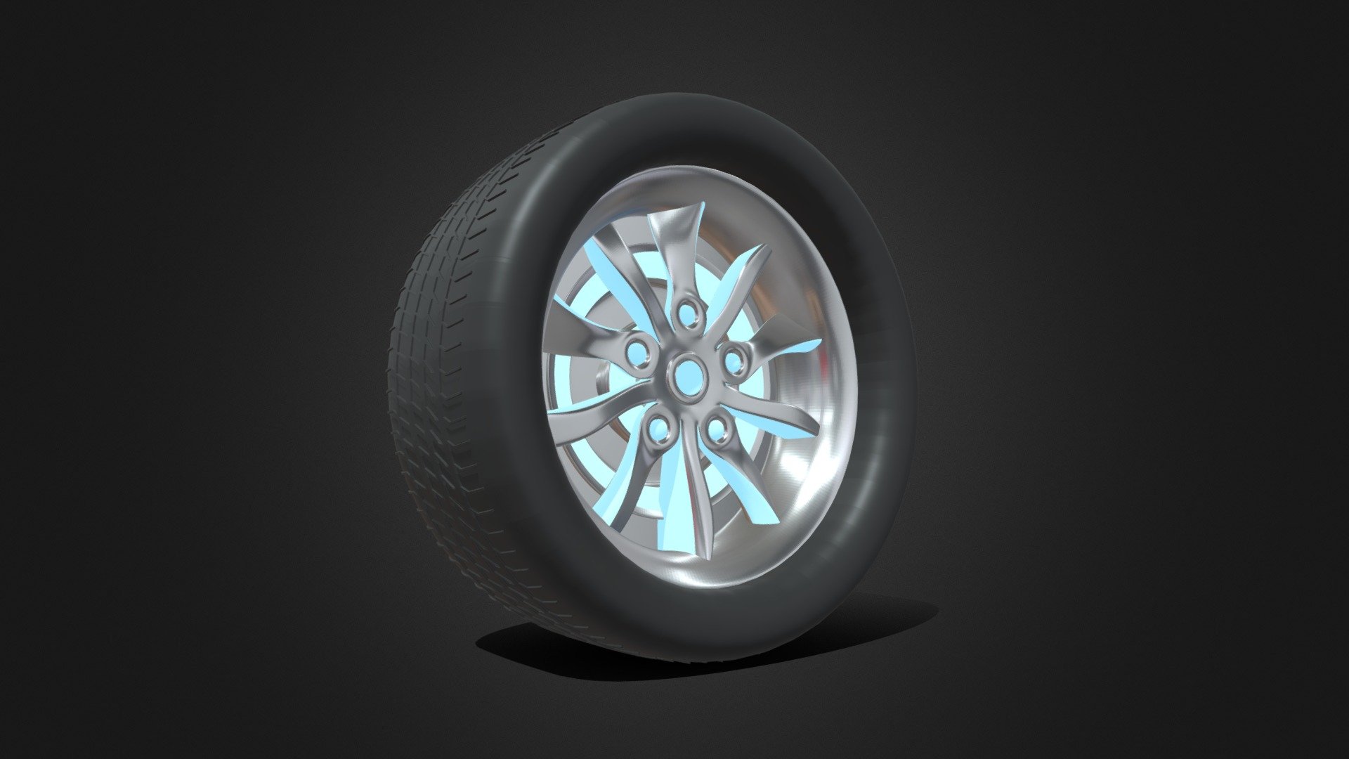 Wheel - Tesla Model S (Inspired)