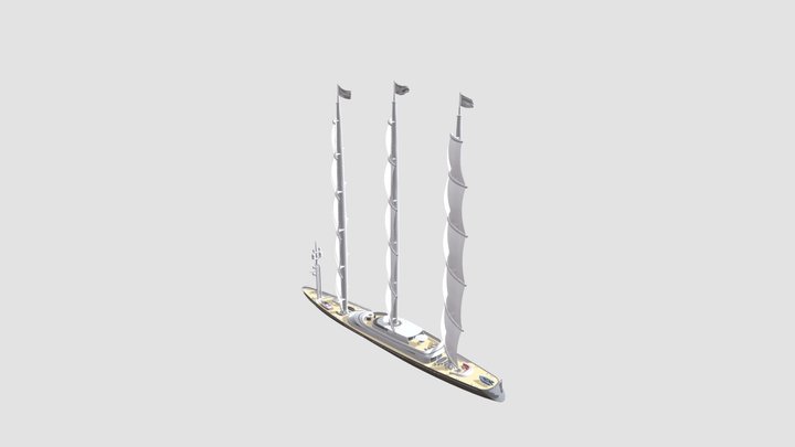 sailing ship 3D Model