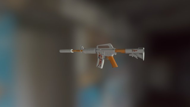 M4A1-S | Fox 3D Model