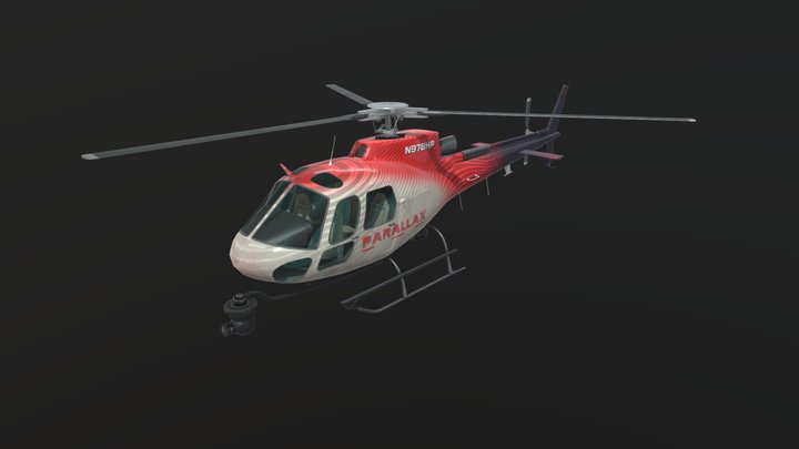 Airbus H125 3D Model