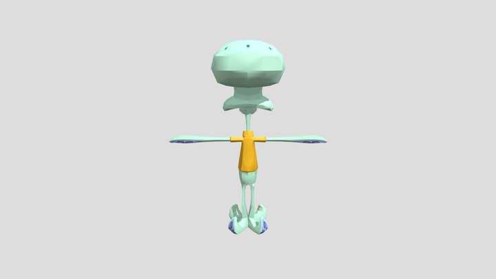 Squiddy 3D Model