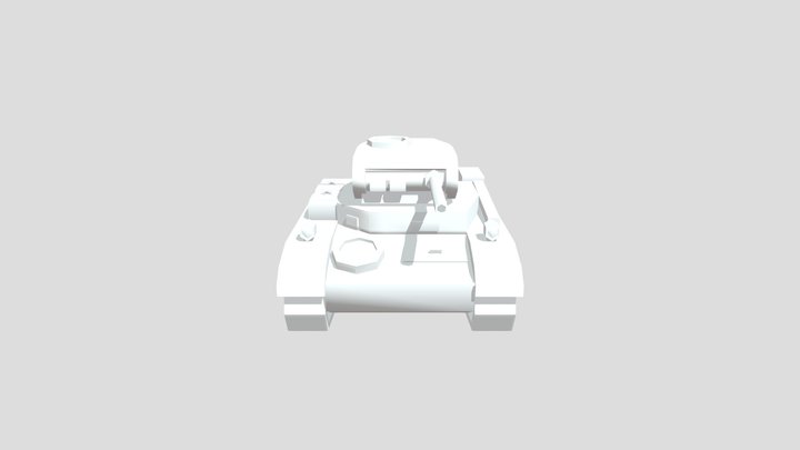 Nazi Tank 3D Model