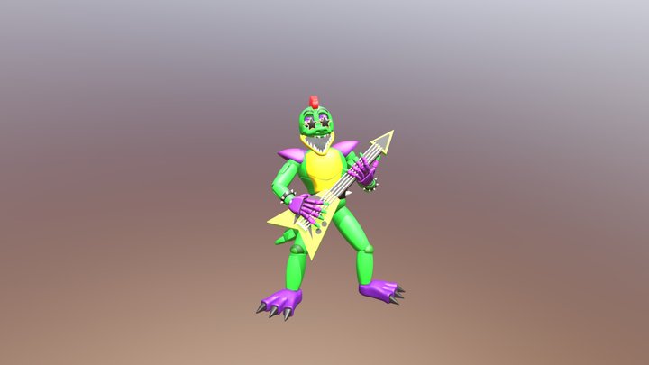 fnaf_montgomery_gator_remake 3D Model