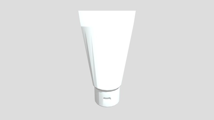Vitamin B5 Cream 3D Model