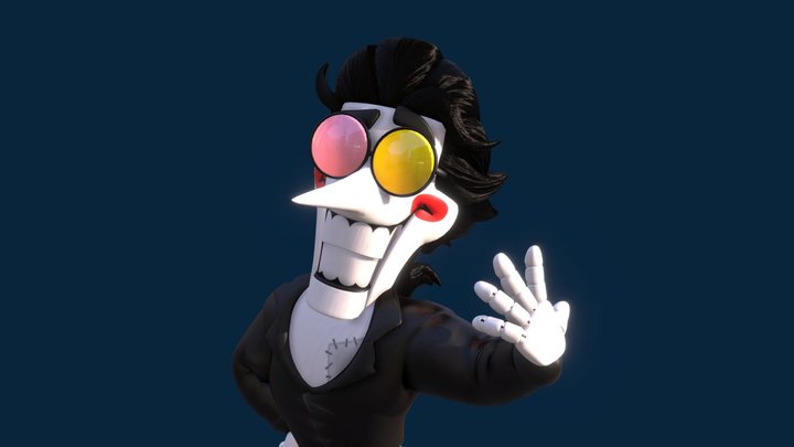 SpamPOSE 3D Model