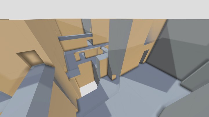 Halo CE style blockout 3D Model