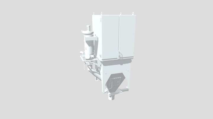 Bulk Bag Cutter (with dust extraction system) 3D Model