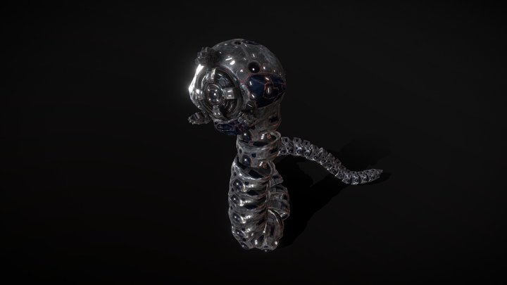 Robot worm 3D Model