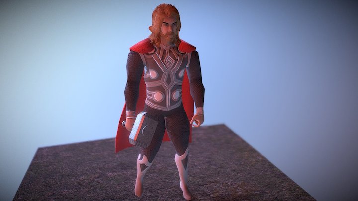 UMNG - Manuel Alejandro Gonzalez - Thor 3D Model